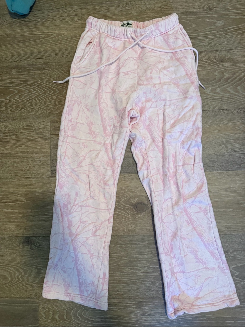 Dairy boy pink camo sweats